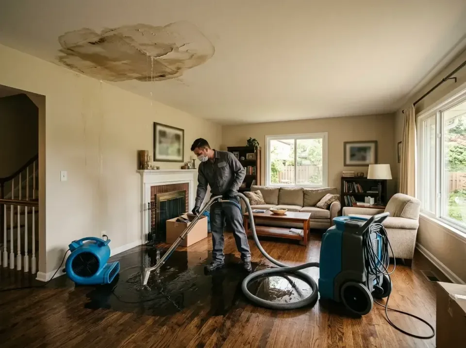 attic-pipe-burst-ceiling-drip-008 — frequently asked questions, Water Damage Restoration & Carpet Care in Brandermill, VA